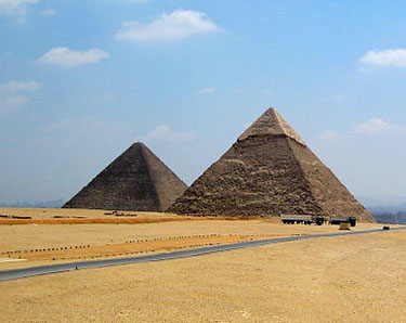 image of pyramids