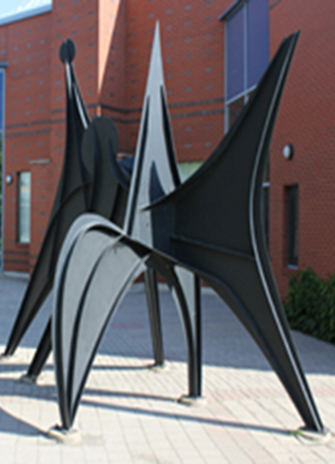 Tours of the University's outdoor sculptures take place Tuesdays at noon