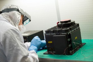 The OSIRIS REx Laser Altimeter OLA undergoing testing