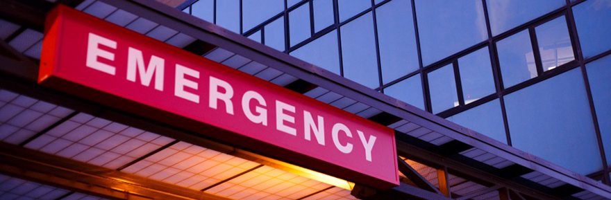 emergency room sign