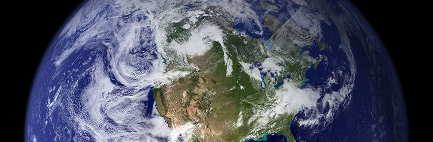 An image of the Earth from space