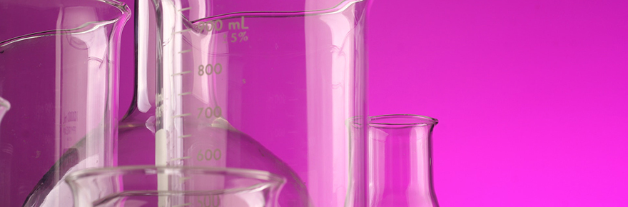 chemicals in a beaker