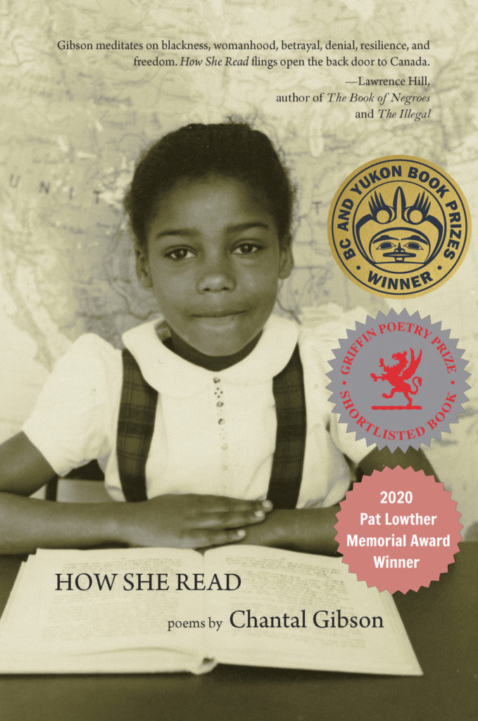 Book cover of "How She Read: Poems by Chantal Gibson"