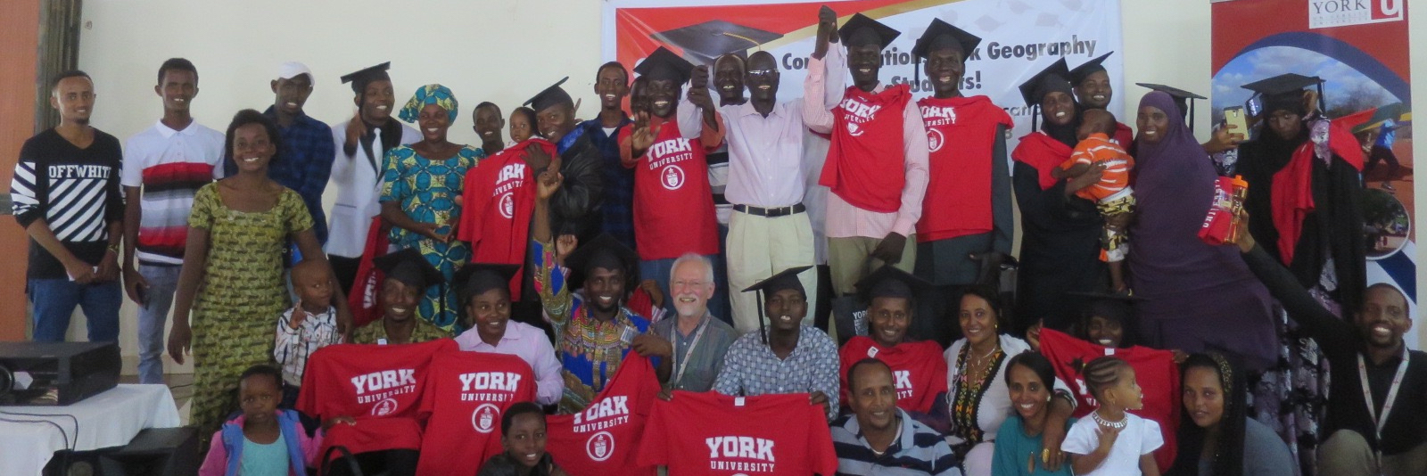 Participants in York University's Borderless Higher Education for Refugees Project in Dadaab, Kenya