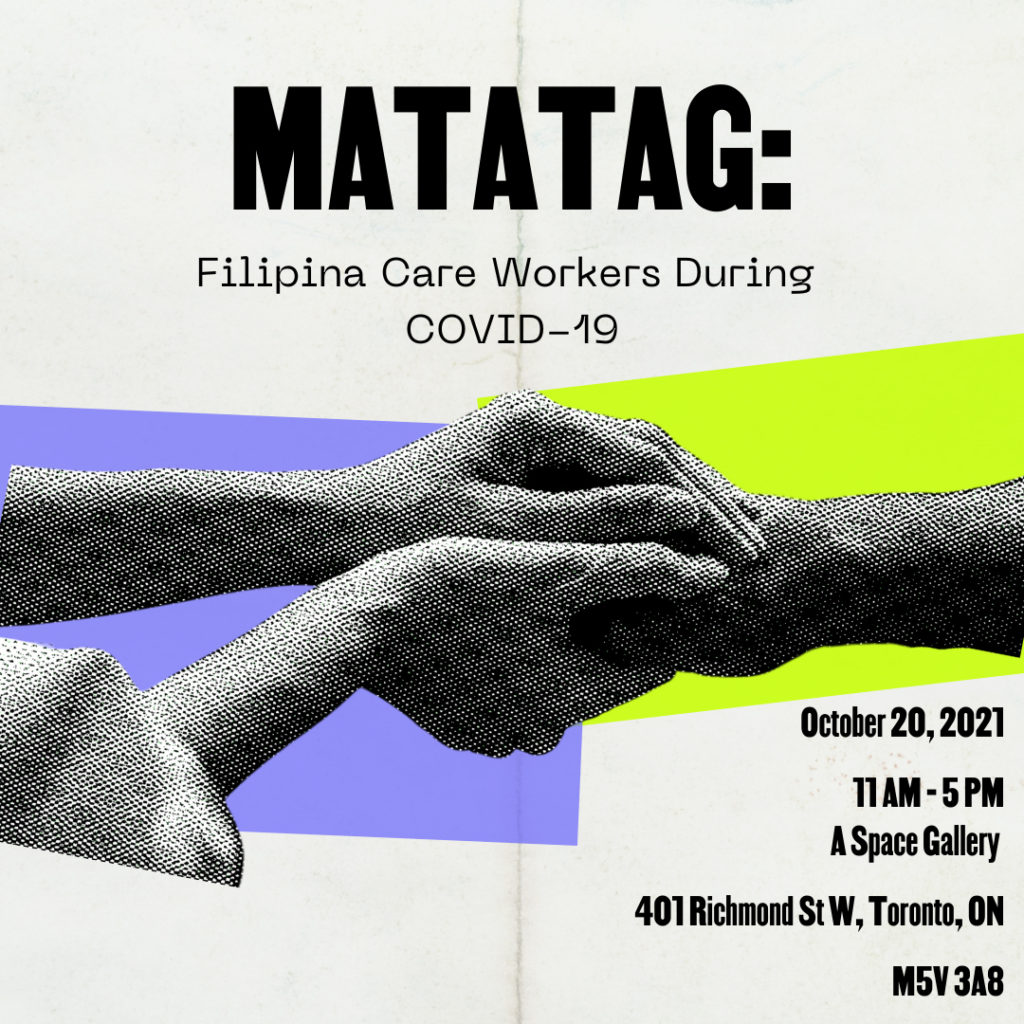 Matatag art show poster