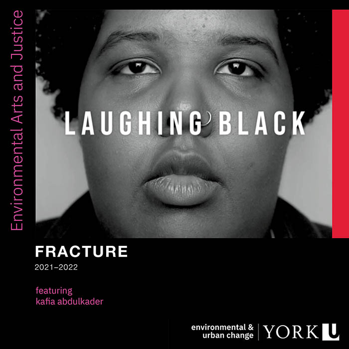 Up next in the series is Kafia Abdulkader’s Laughing Black film premiere on Friday, Nov. 19 at 6 p.m. Inspired by topics explored in a summer course on cultural production works, the film uses laughter, from a Black female perspective, to censor the systemic white gaze upon the brown body. 