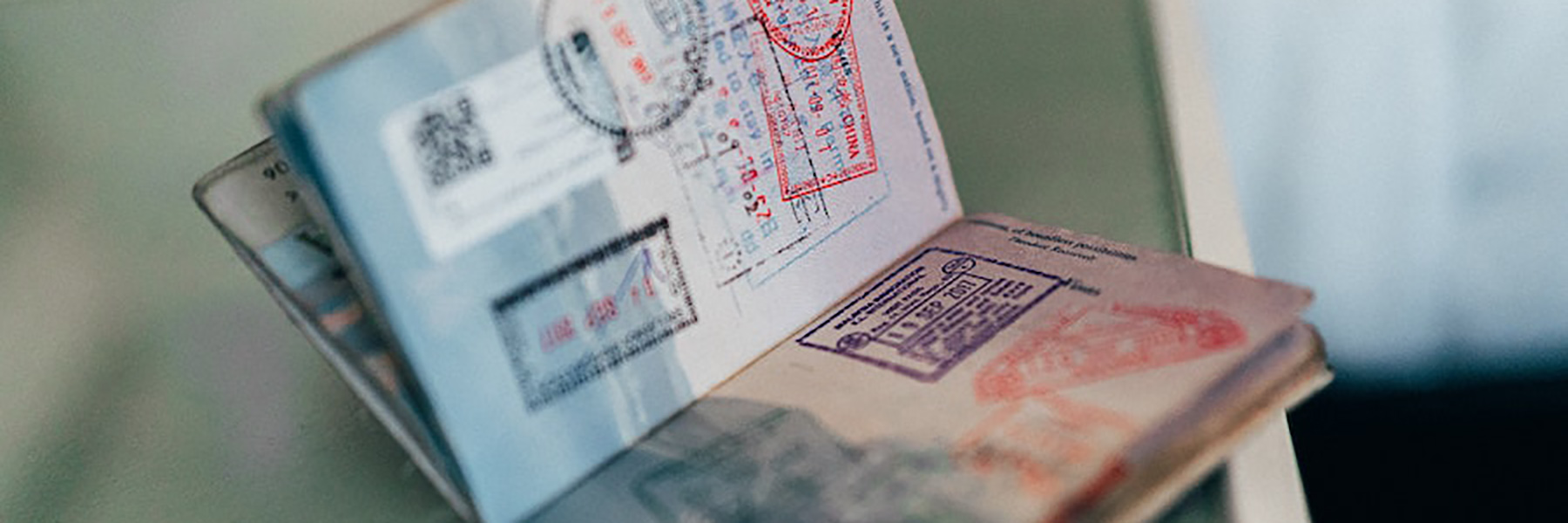 featured image shows a travel passport