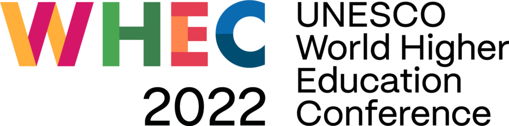 Logo for the World Higher Education Conference 2022