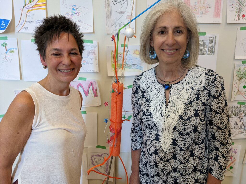 From left: Instructors Linda Ippolito and Joan Haberman