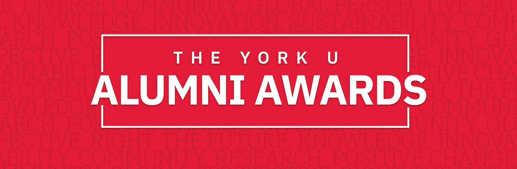Wordmark for York U Alumni Awards