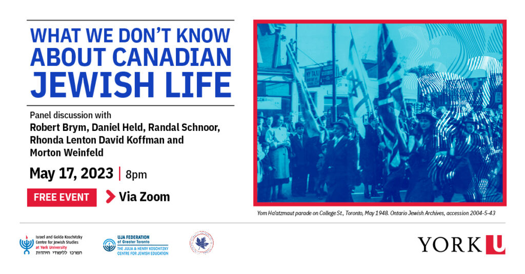 What we don't know about Canadian Jewish life vector art poster
