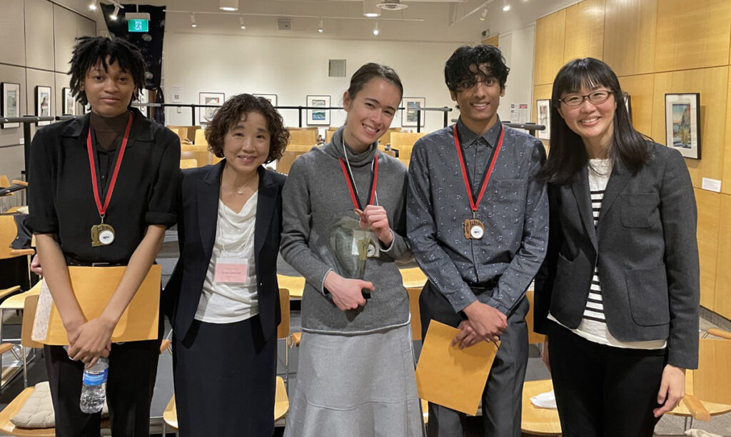 York students with awards won at 2023 National Japanese Speech Contest
