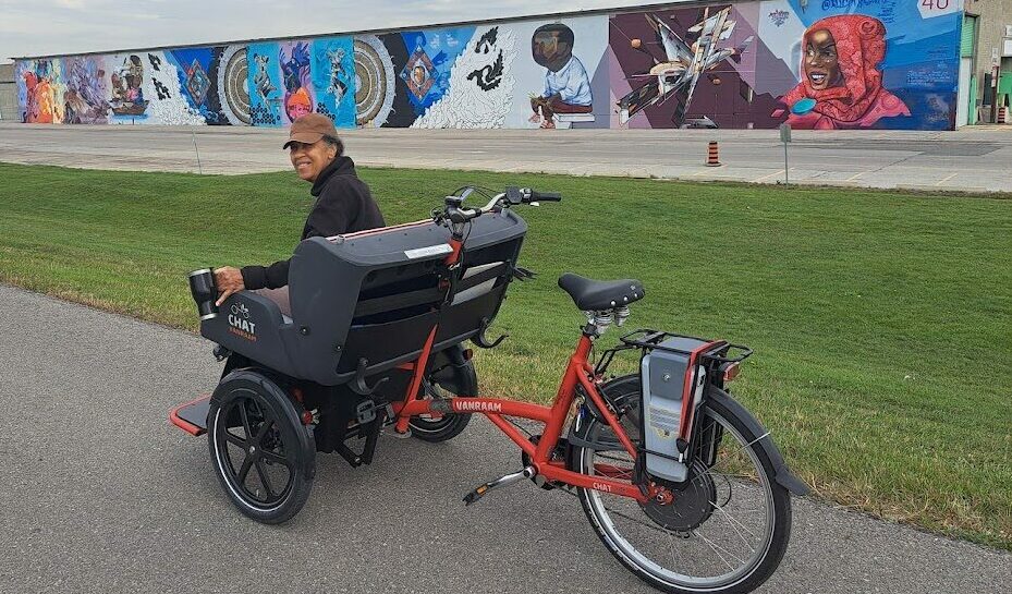A trishaw at Downsview Park in Toronto