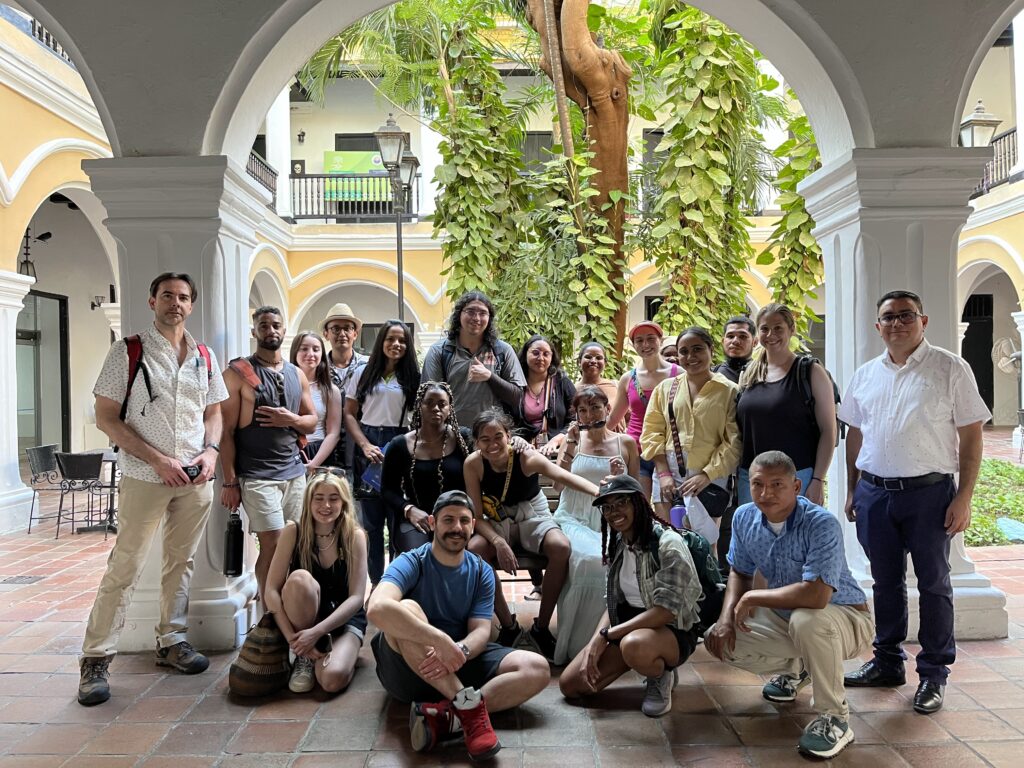 Students in the Hispanic Geopoetics: Geography, Literature, Identity course taught by Alejandro Zamora, offered an extra treat visited the Colombian Caribbean region