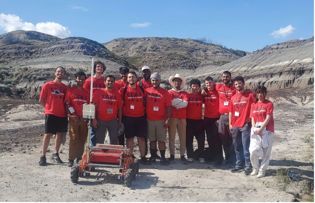 York University Rover Team at the Canadian International Rover Challenge. 