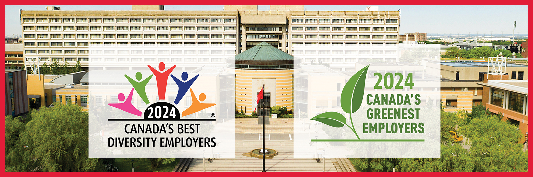 York University top 100 employer banner
