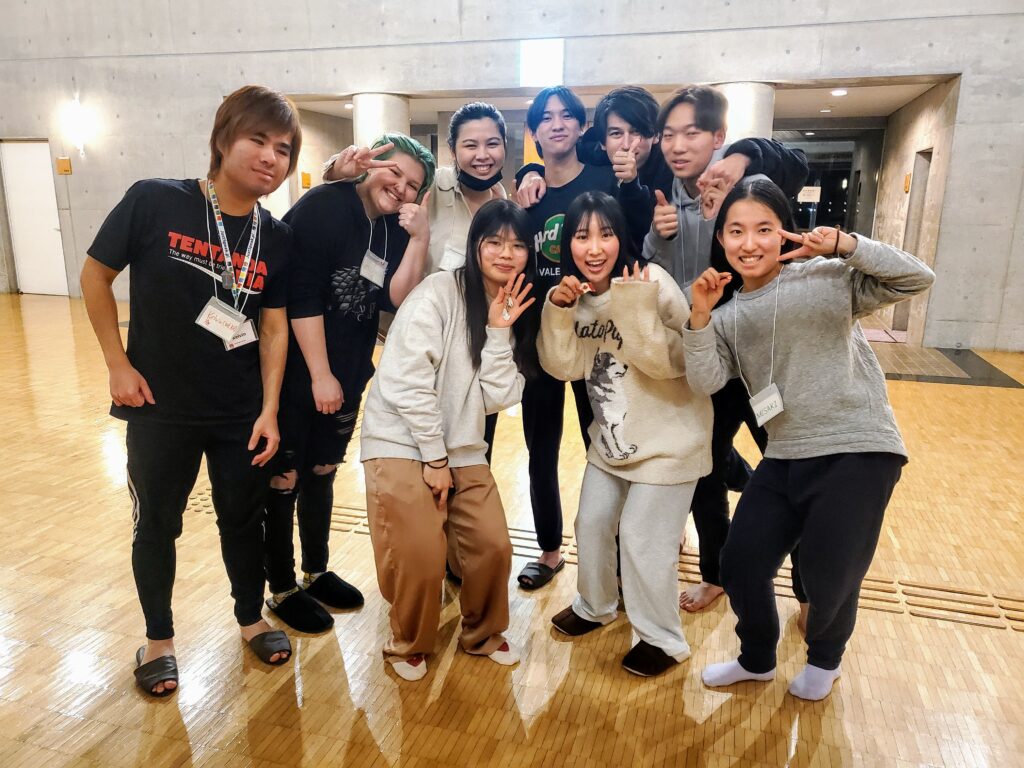 York language students with Meiji University students